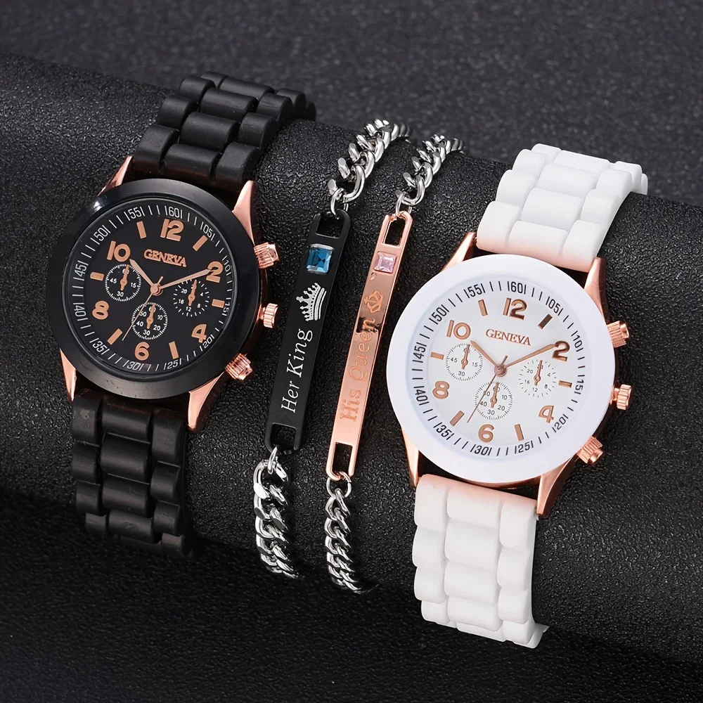 Resin Art Watch - 2Pcs Luxury Women's Watch Set Fashion