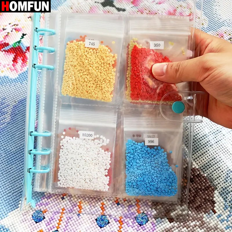 Resin Art Guide Book - HOMFUN 113pcs Diamond Painting Storage Book