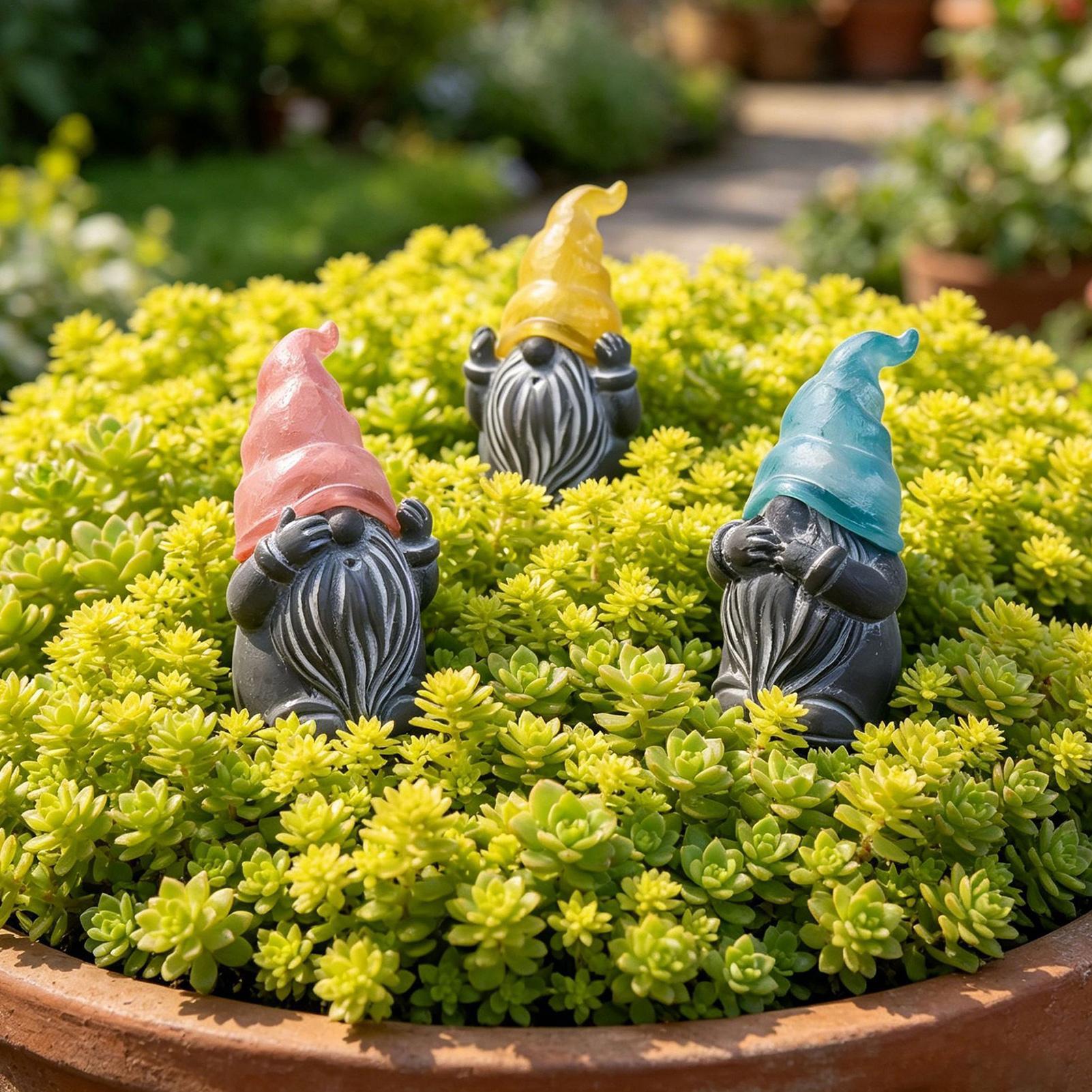 Decorative Yard Stakes 3-Piece - Resin Art With Flowers review and price