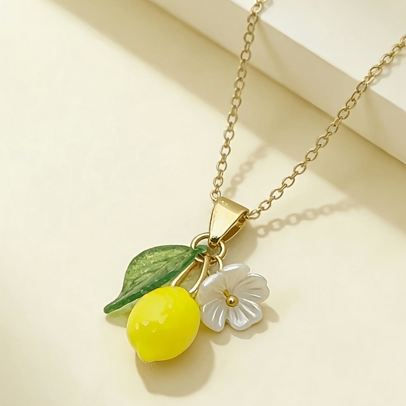 1Pc Fresh Cute Lemon Flower Re - Resin Art With Flowers review and price