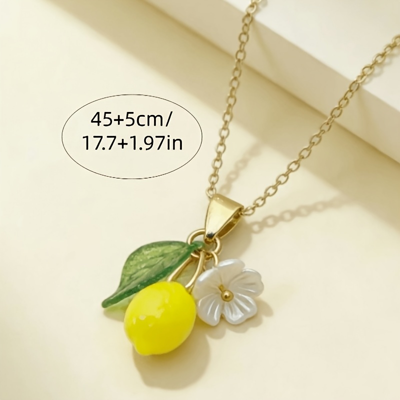 1Pc Fresh Cute Lemon Flower Re - Resin Art With Flowers review and price