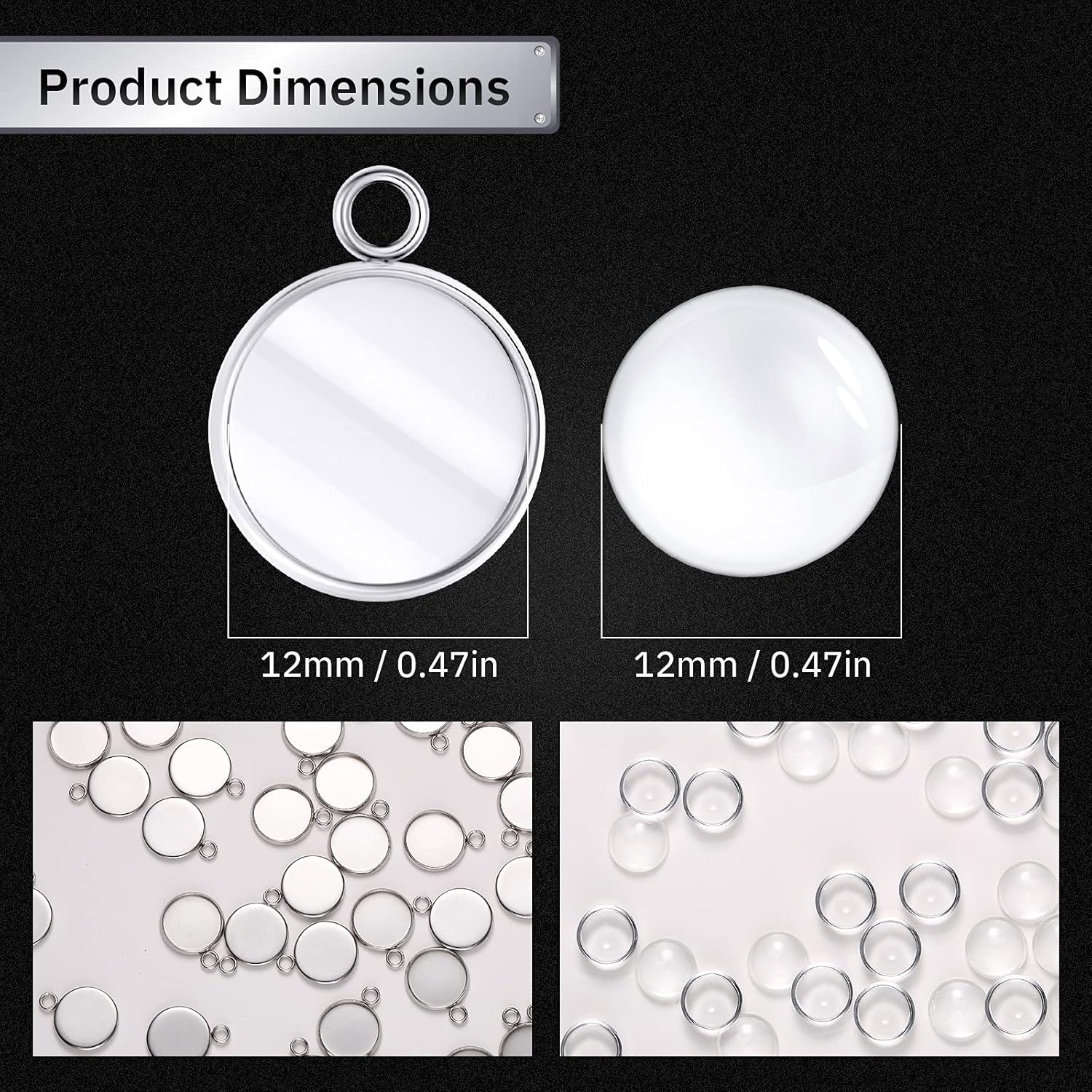 20 Pieces Stainless Steel Roun - Resin Art Diy review and price