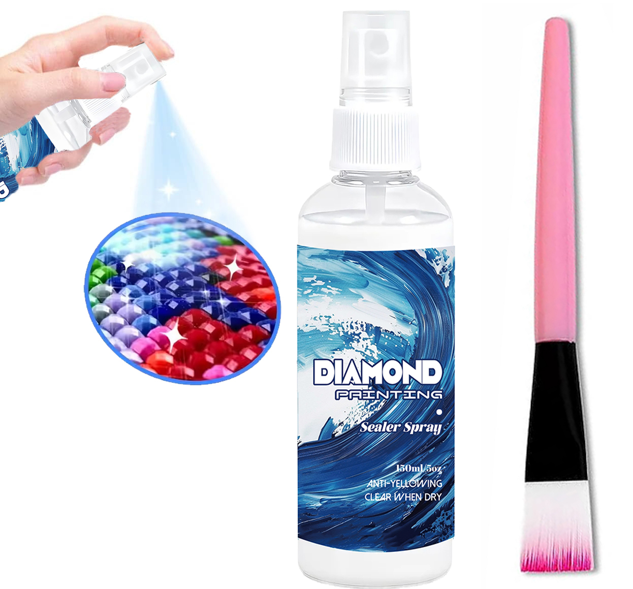 150ml Diamond Painting Sealant - Resin Art And Craft review and price