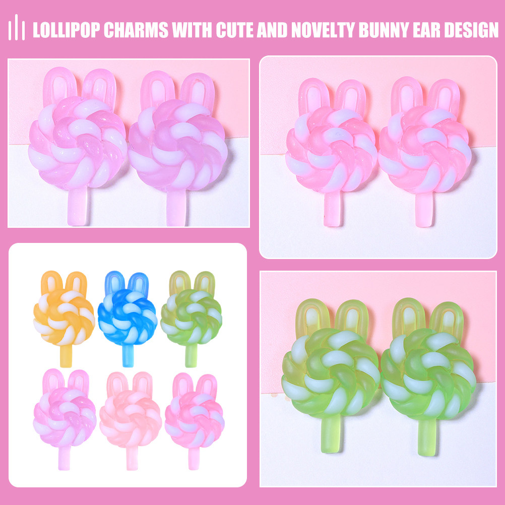 24Pcs Cute Cartoon Lollipop Ch - Resin Art And Craft review and price