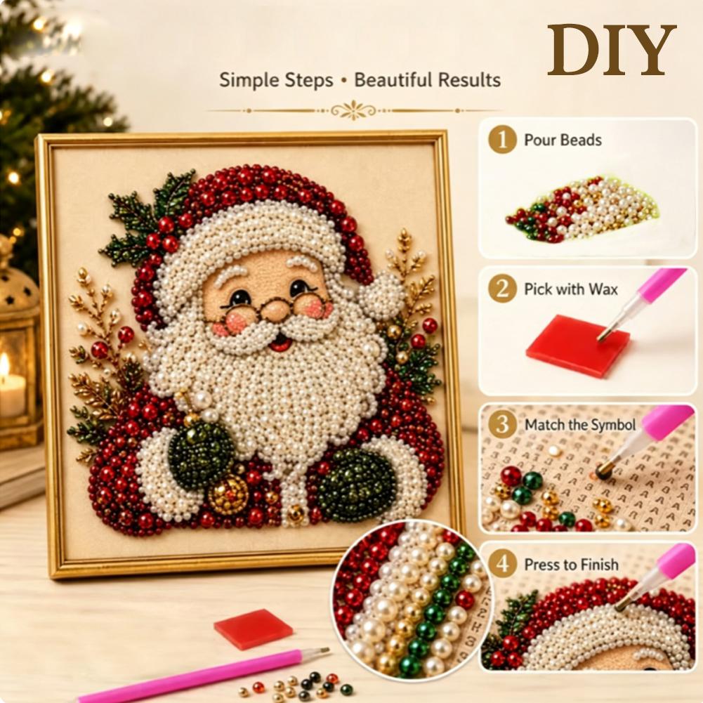 Christmas Santa Claus Pearl Ar - Resin Art And Craft review and price