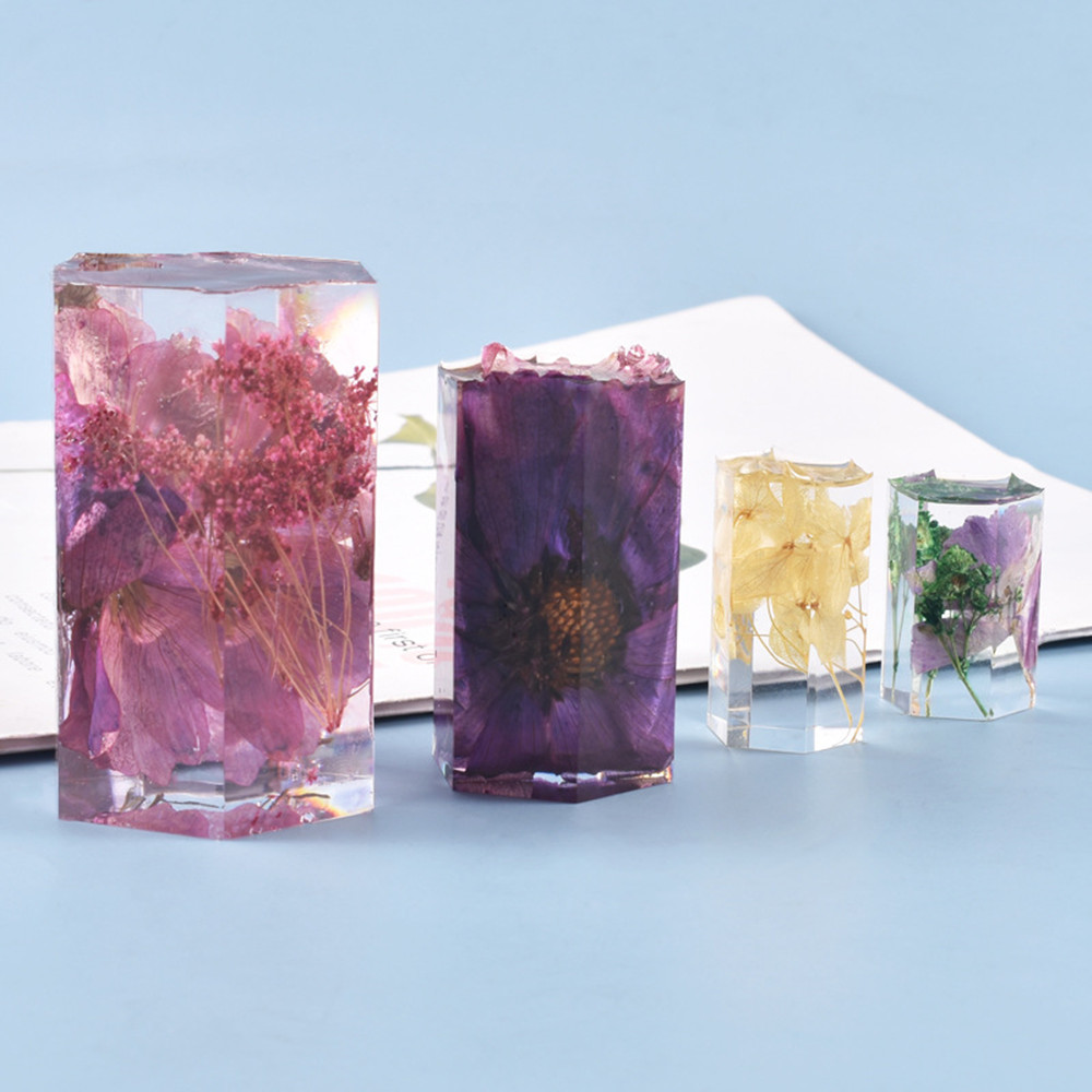 Cylinder Silicone Mold Hexagon - Resin Art Table review and price