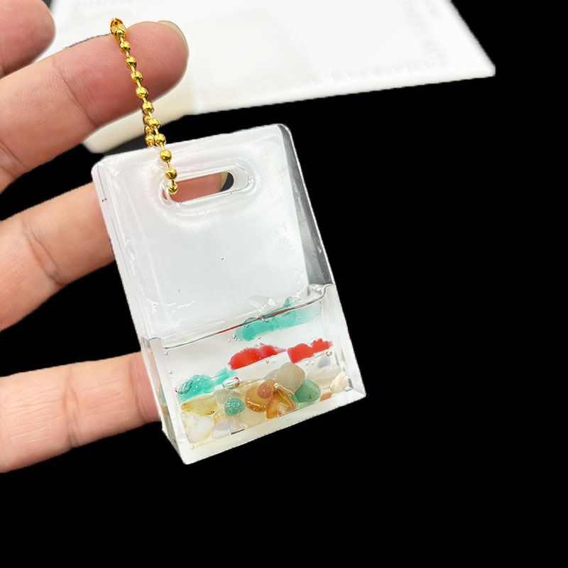 Handmade Epoxy Handbag Bag Sil - Resin Art Stone review and price