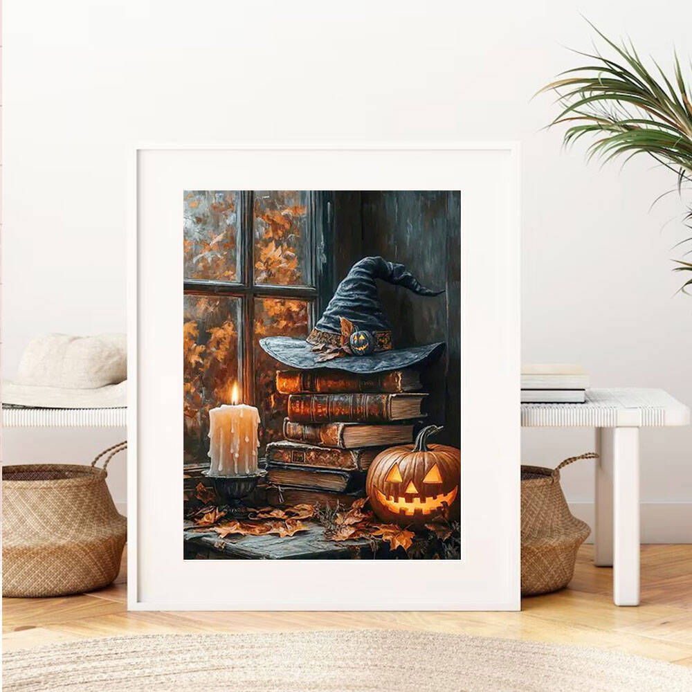 Huacan DIY Halloween Window Sc - Resin Art Guide Book review and price