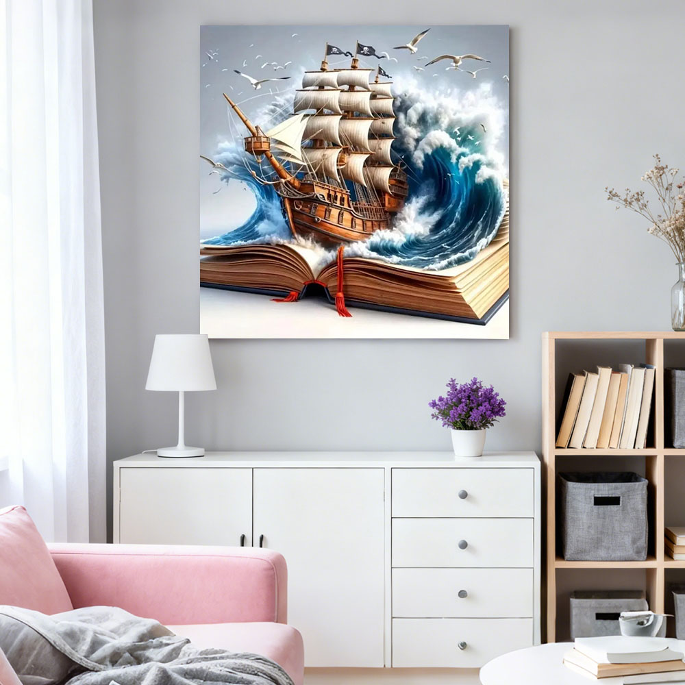 HUACAN Diamond Mosaic 5d Sea L - Resin Art Guide Book review and price