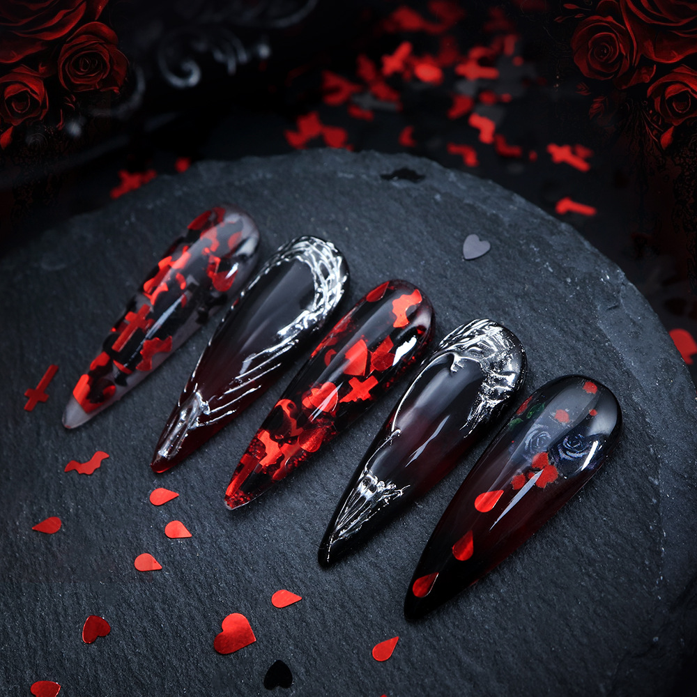 Halloween Nail Sequins 5g –Bat - Mica Flake Resin review and price