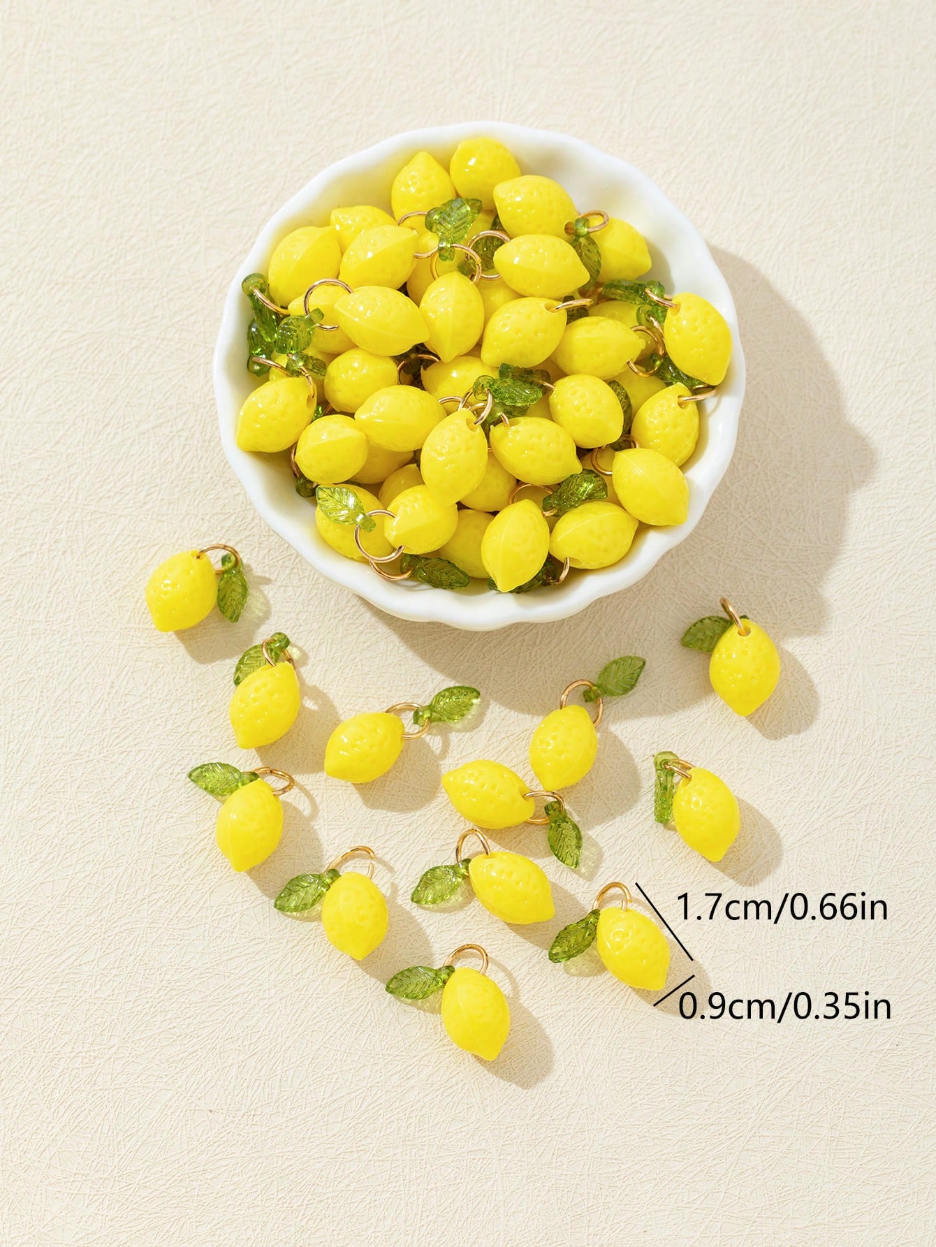 10Pcs 3D Lemon Resin Charms Pe - Resin Art And Craft review and price