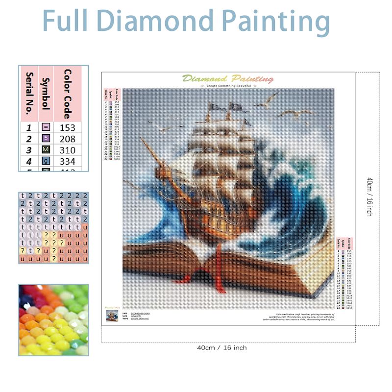 SDOYUNO Diy Diamond Mosaic Boo - Resin Art Guide Book review and price