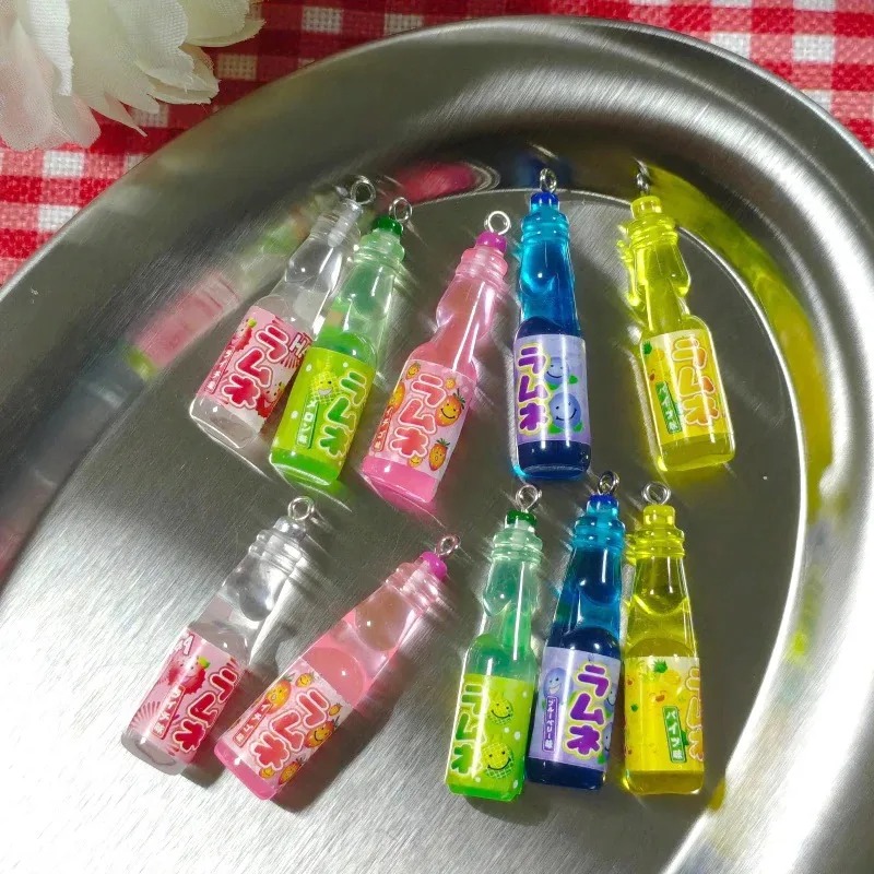 10Pcs Tiny Soda Bottle Resin C - Resin Art Keychain review and price