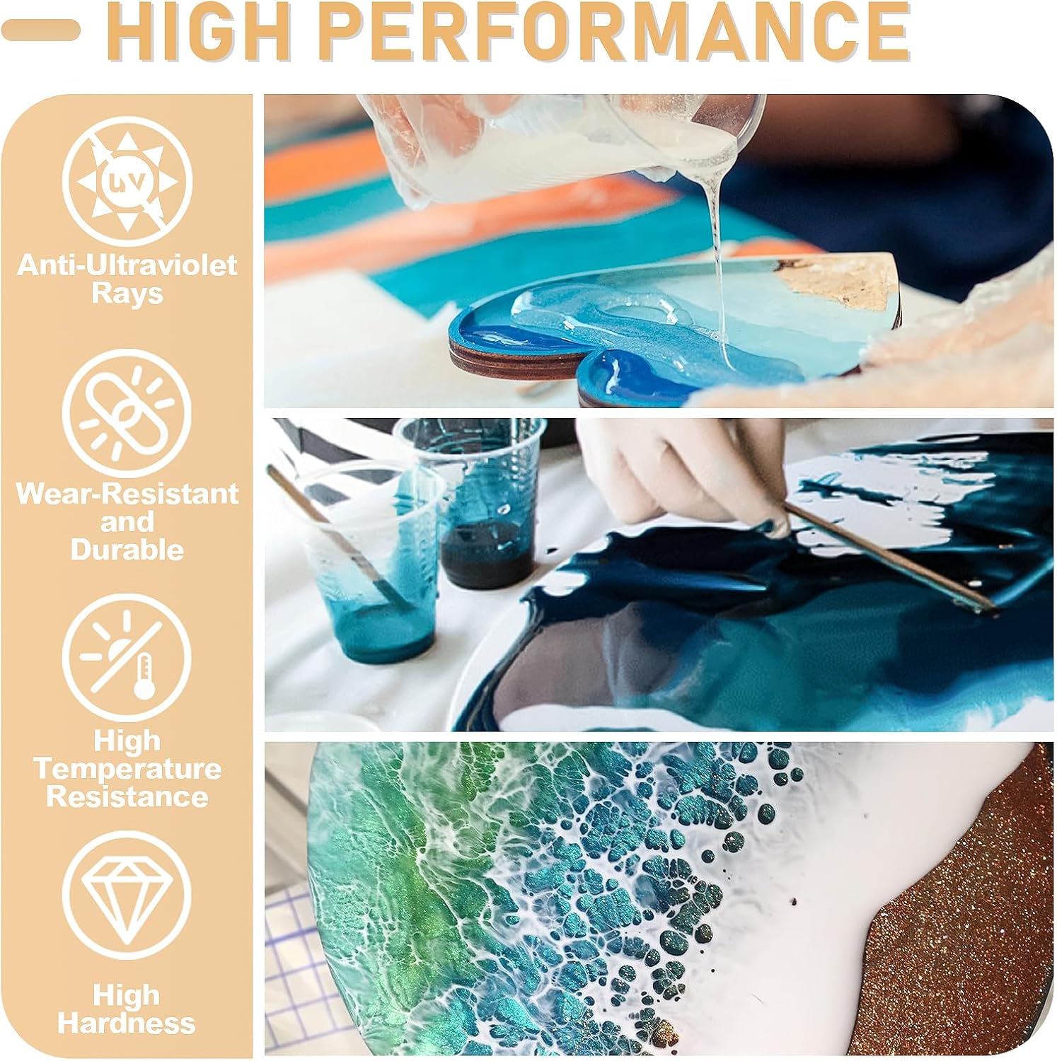 17.6oz/33.8oz AB Resin Epoxy G - Resin Art Table review and price