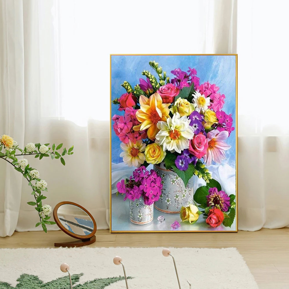 Full Diamond Mosaic Flower 5D  - Resin Art And Craft review and price