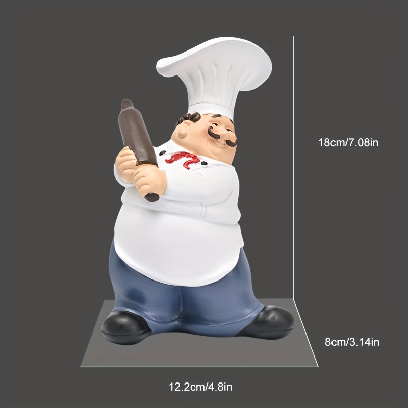 Mustache Chef-Chef Resin Statu - Resin Art Table review and price