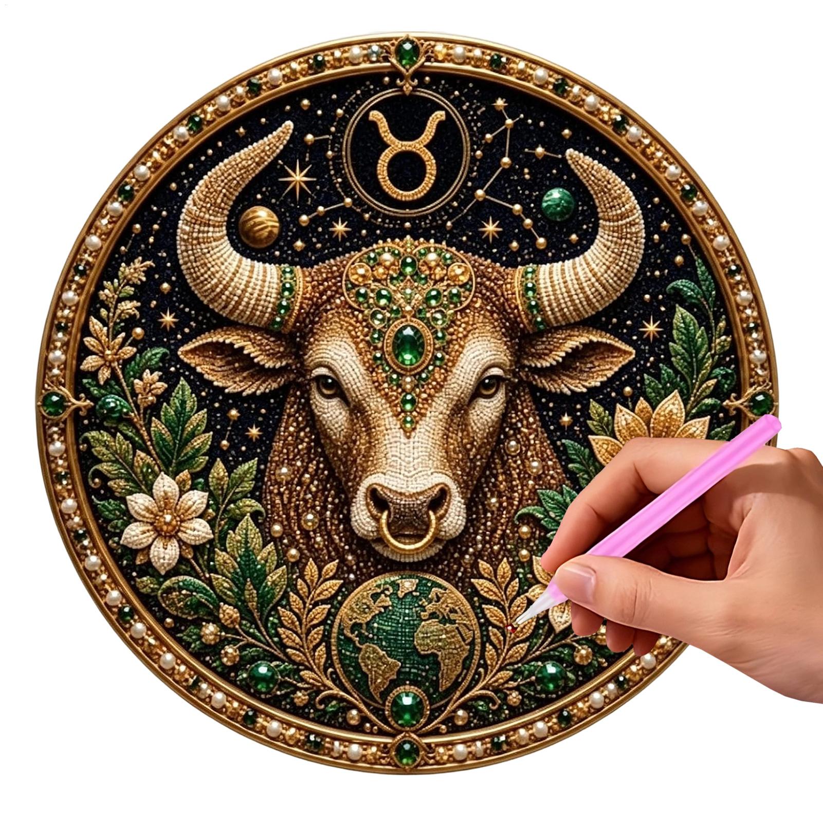 12 Zodiacs Signs Pearl Art Kit - Resin Art And Craft review and price