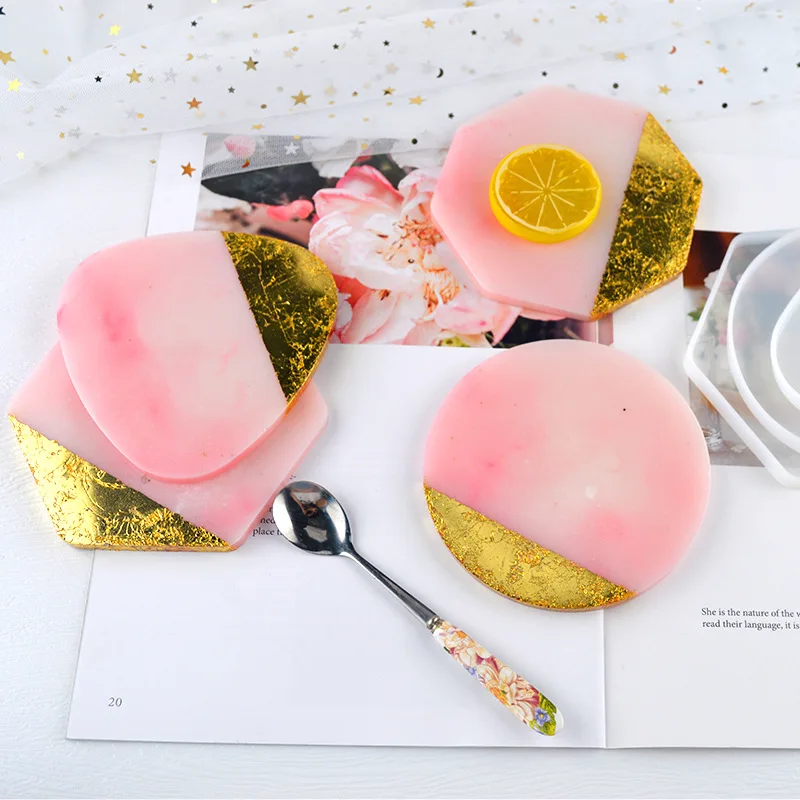 Multi-style Geometric Coaster  - Resin Art Table review and price