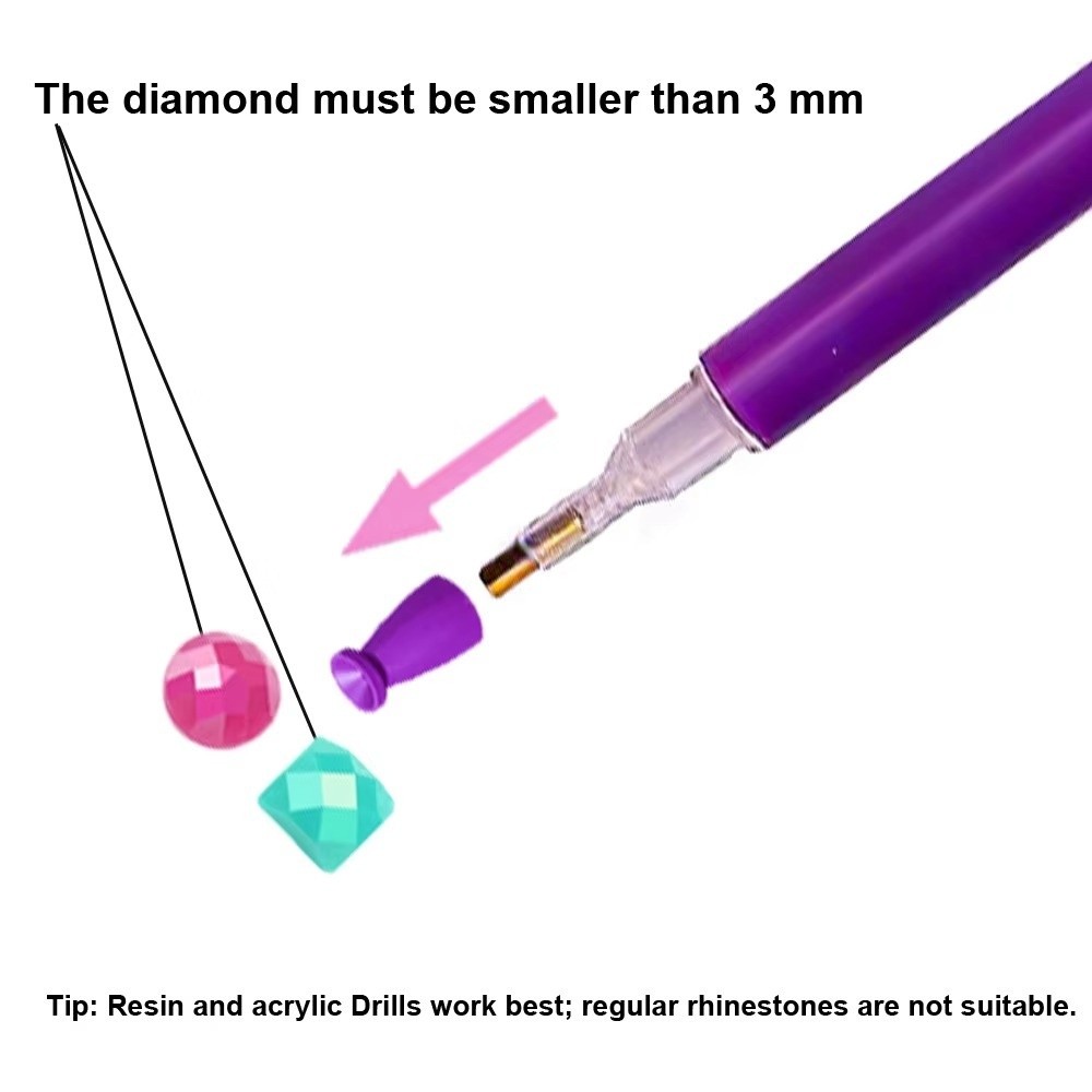 10Pcs No Wax Diamond Painting  - Resin Art Pen review and price