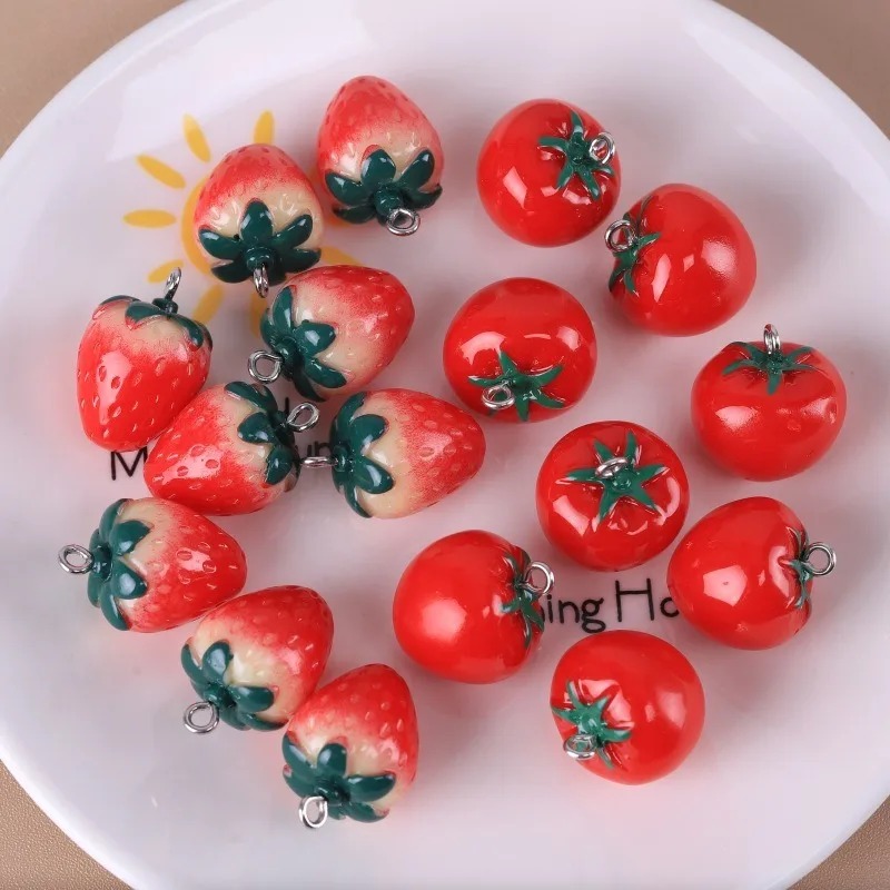 10 Pieces Realistic 3D Strawbe - Resin Art Diy review and price