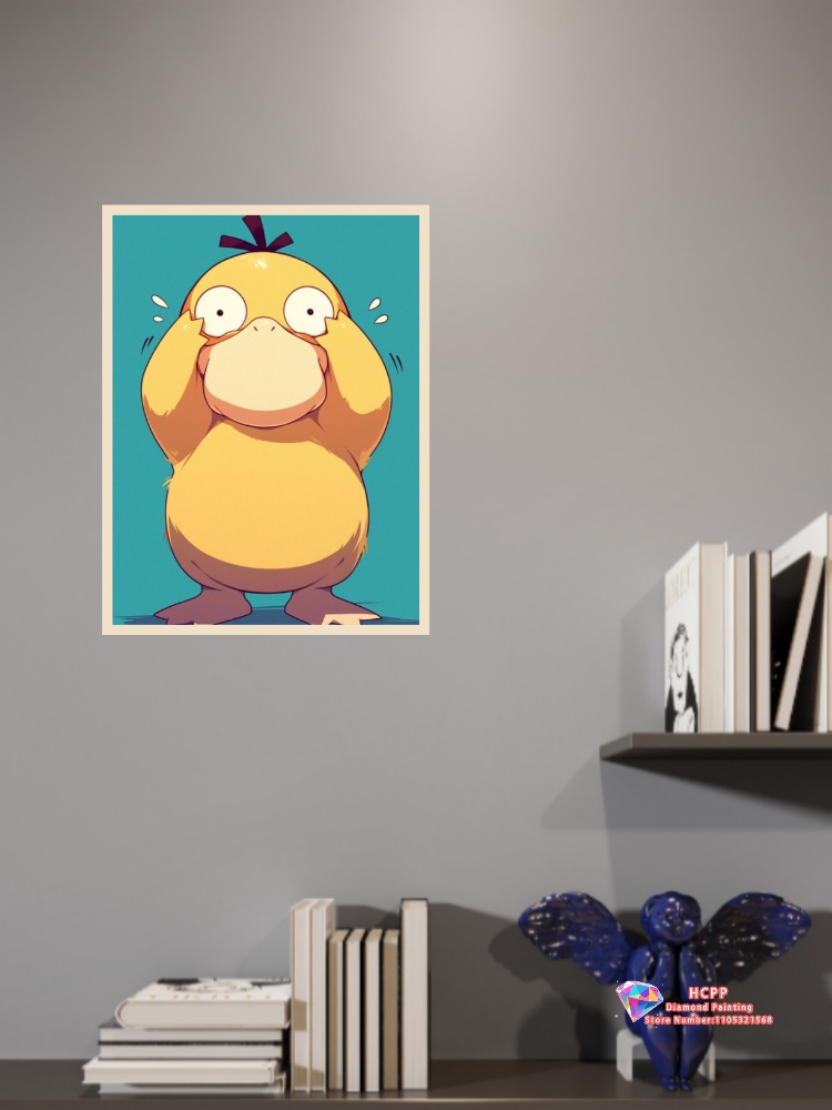 1pc frameless Psyduck Cartoon  - Resin Art For Beginners review and price