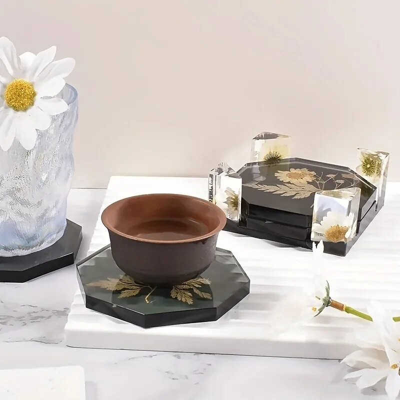 Coaster Resin Molds Set Includ - Resin Art Pen review and price