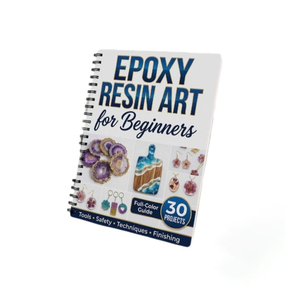 Step-by-Step Epoxy Resin Art H - Resin Art Guide Book review and price