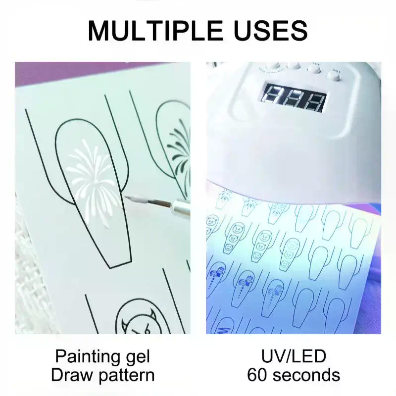 Nail Art Lines Practice Paper  - Resin Art Guide Book review and price