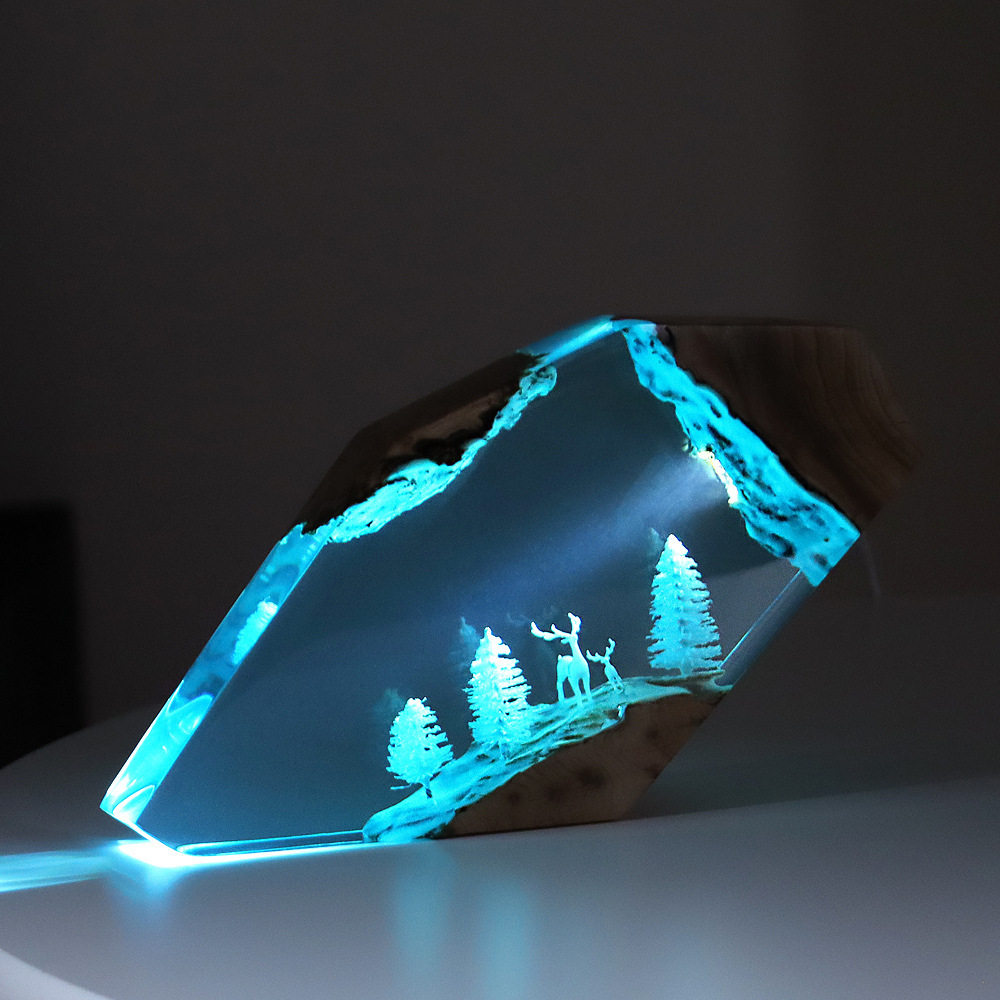 Forest Fairy Deer Desktop Art  - Resin Art And Craft review and price