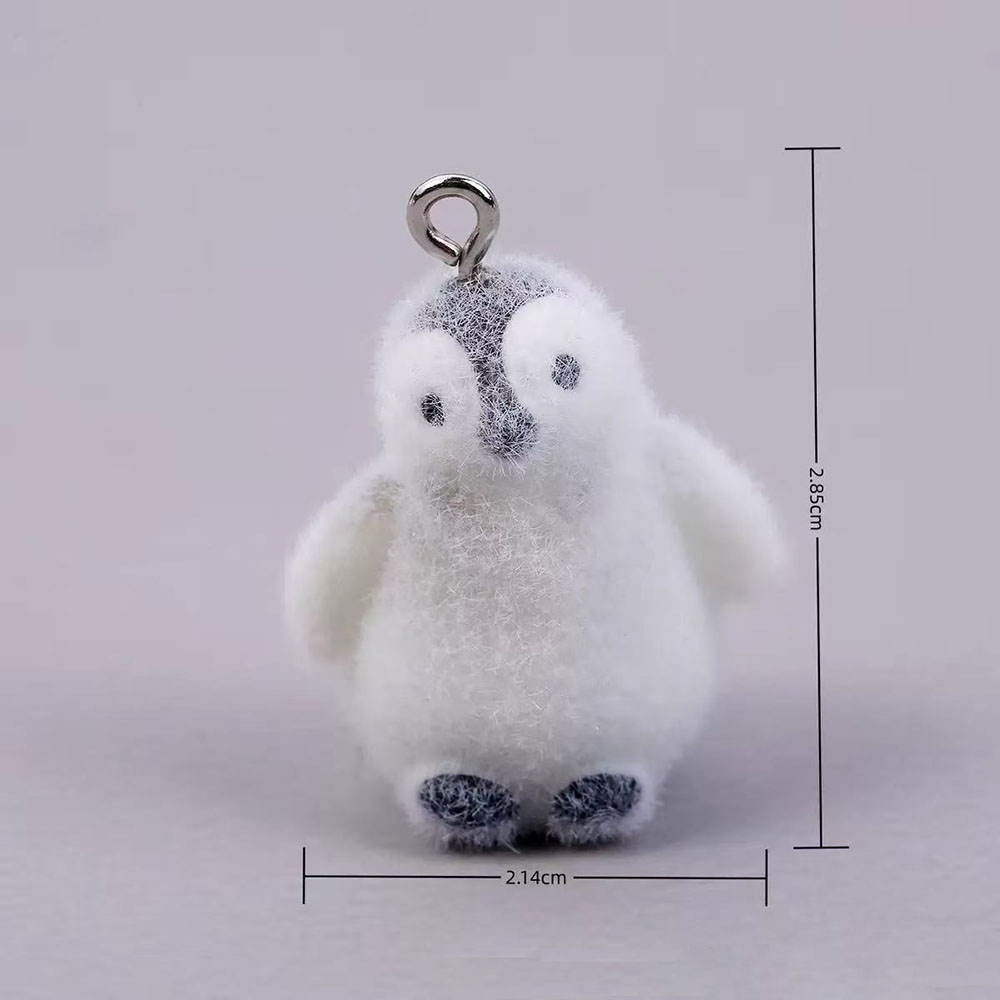 5pcs Flocking Small Penguin Re - Resin Art Keychain review and price